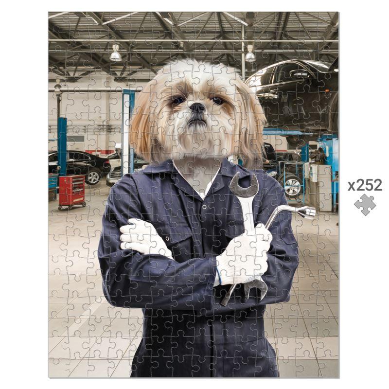 Pet Portraits | The Mechanic: Custom Pet Puzzle | Paw & Glory