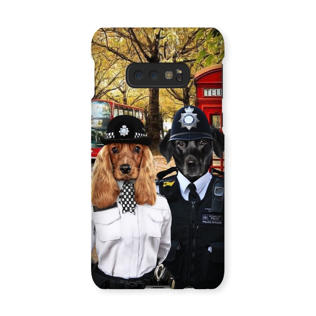 Pet Portraits | The Met Police Officers: Custom Pet Phone Case | Paw & Glory