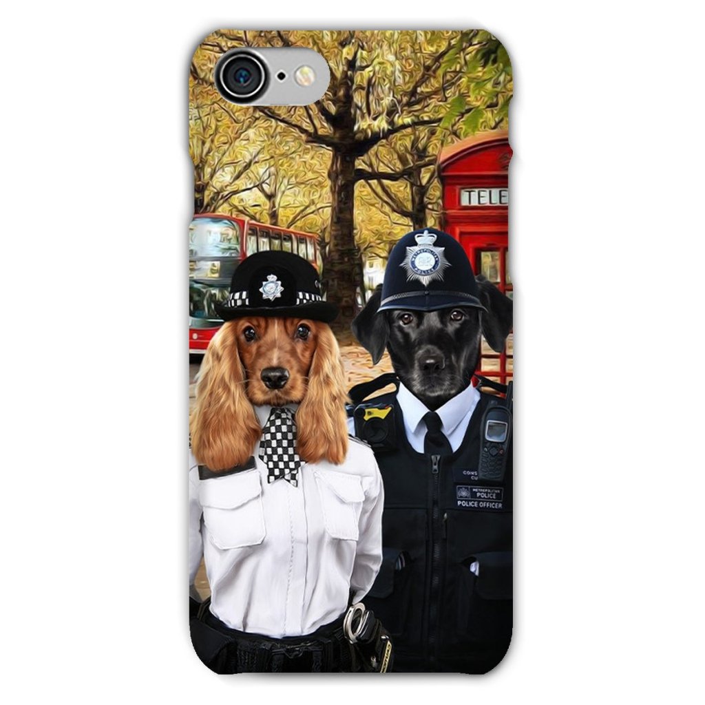 Pet Portraits | The Met Police Officers: Custom Pet Phone Case | Paw & Glory