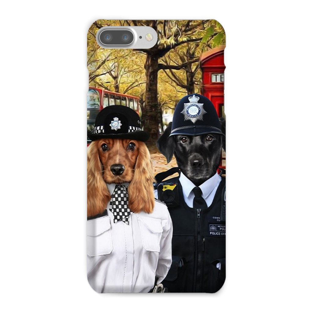 Pet Portraits | The Met Police Officers: Custom Pet Phone Case | Paw & Glory