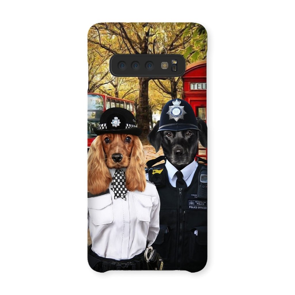 Pet Portraits | The Met Police Officers: Custom Pet Phone Case | Paw & Glory