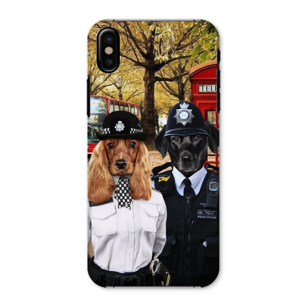 Pet Portraits | The Met Police Officers: Custom Pet Phone Case | Paw & Glory