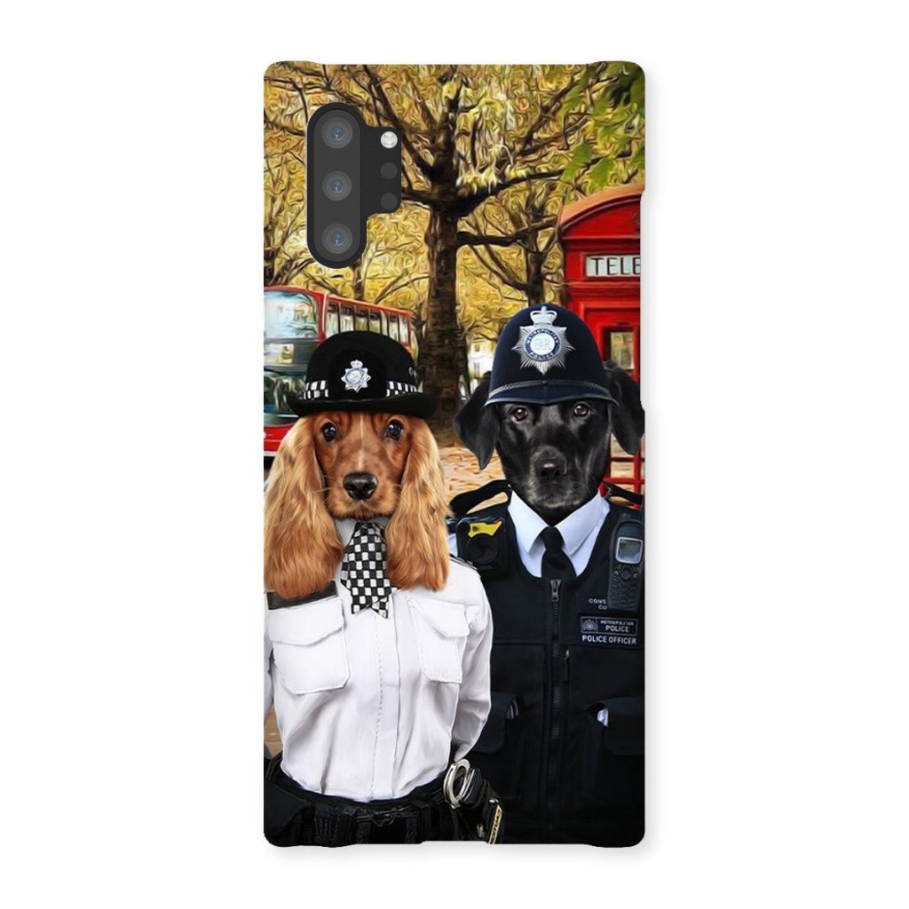 Pet Portraits | The Met Police Officers: Custom Pet Phone Case | Paw & Glory