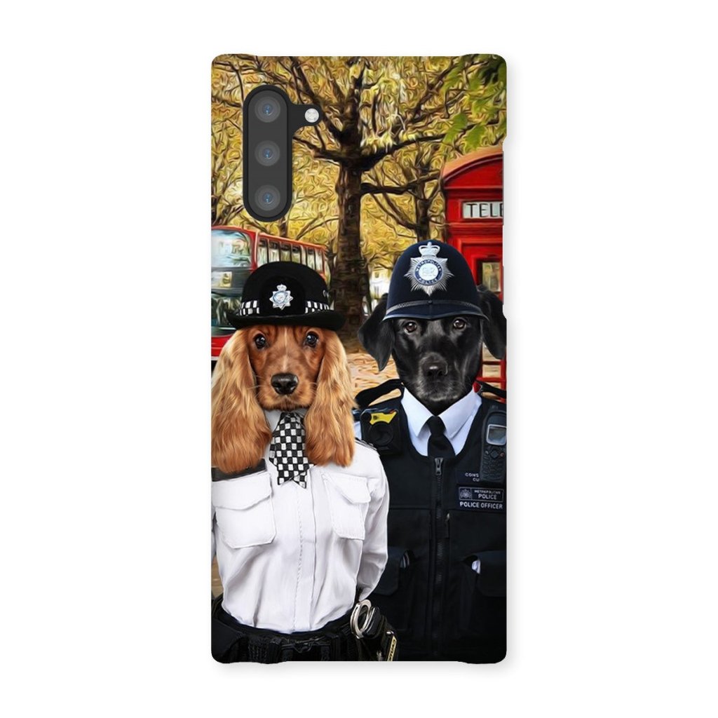 Pet Portraits | The Met Police Officers: Custom Pet Phone Case | Paw & Glory
