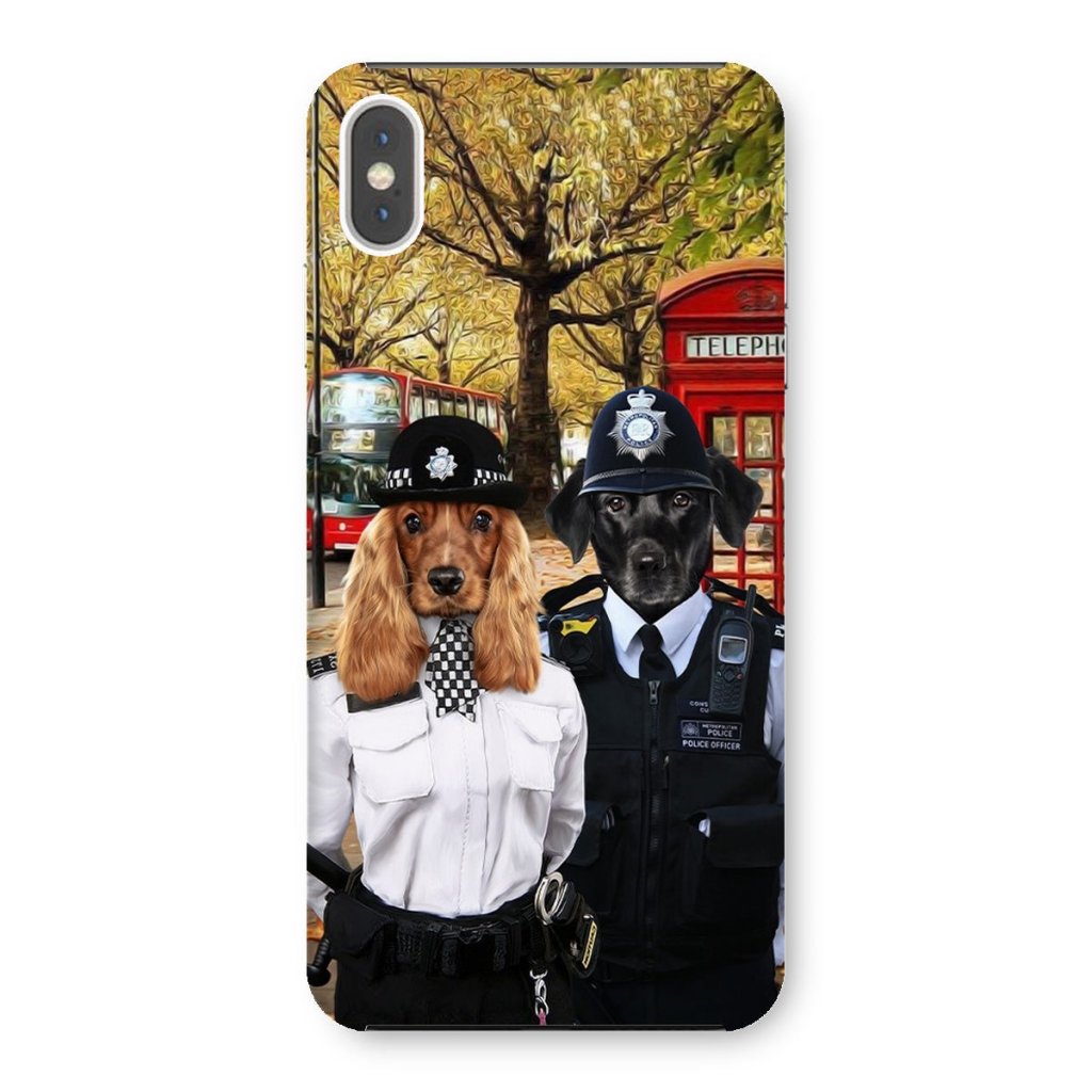 The Met Police Officers: Custom Pet Phone Case - Paw & Glory - Dog Portraits - Pet Portraits