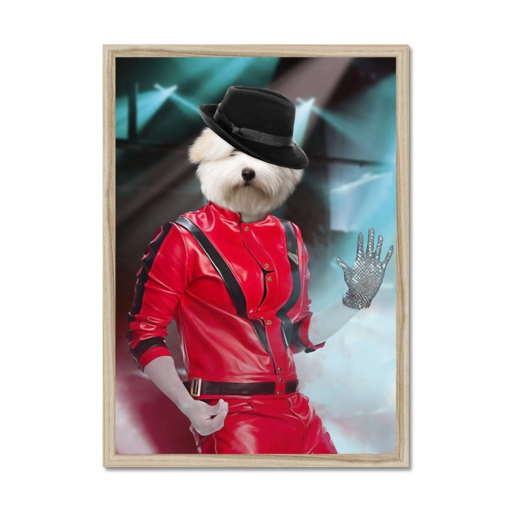 The Michael Jackson: Custom Pet Portrait - Paw & Glory - Dog Portraits - Pet Portraits
