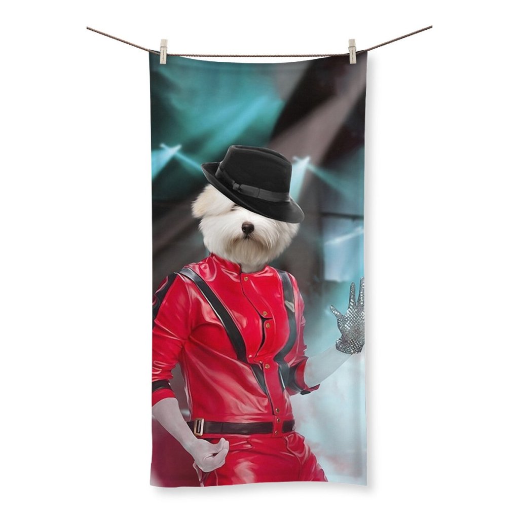 Pet Portraits | The Michael Jackson: Custom Pet Towel | Paw & Glory