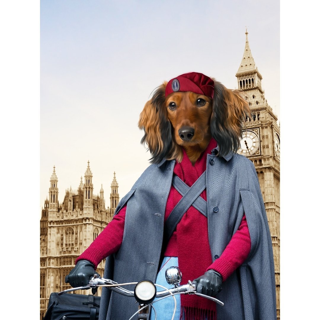 The Midwife (Call The Midwife Inspired): Custom Digital Download Pet Portrait - Paw & Glory - Dog Portraits - Pet Portraits