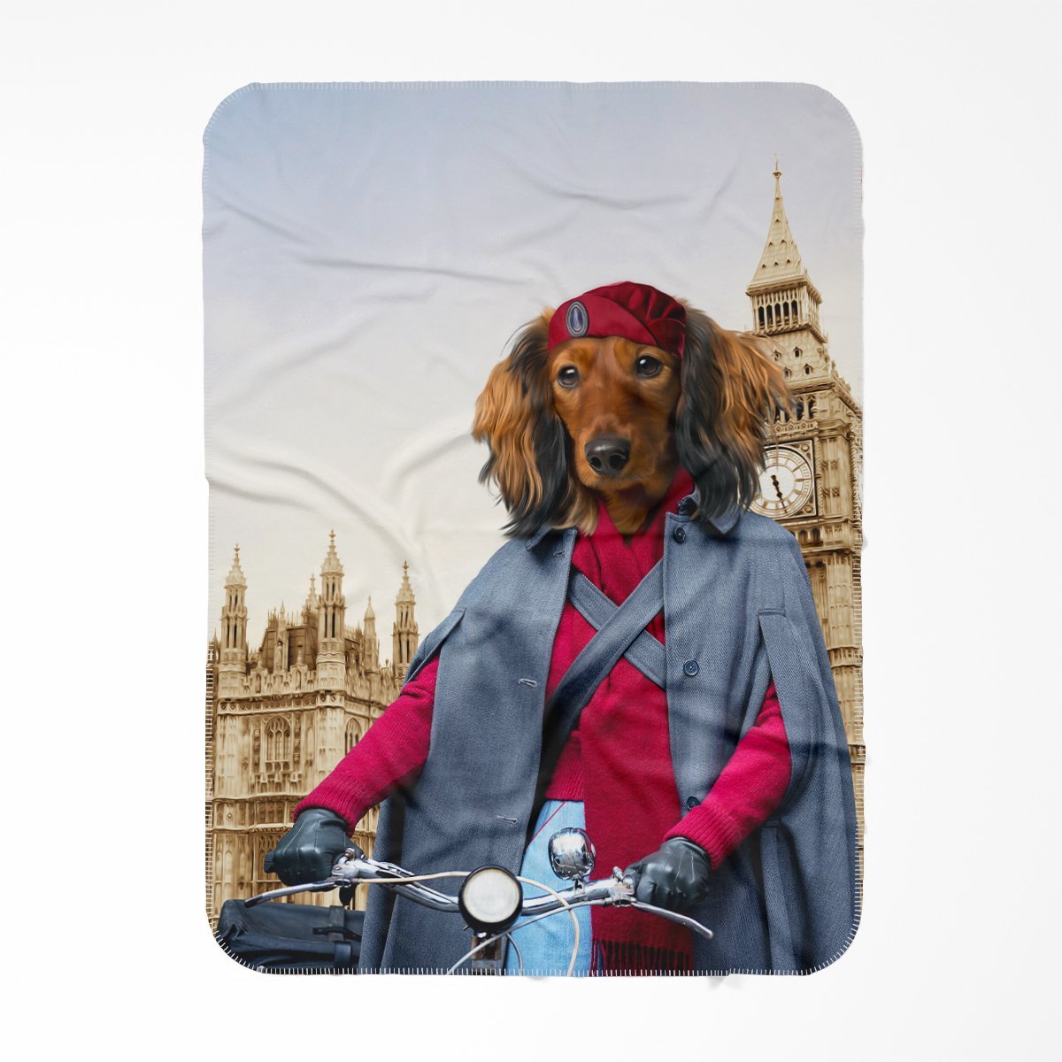 Pet Portraits | The Midwife (Call The Midwife Inspired): Custom Pet Blanket | Paw & Glory