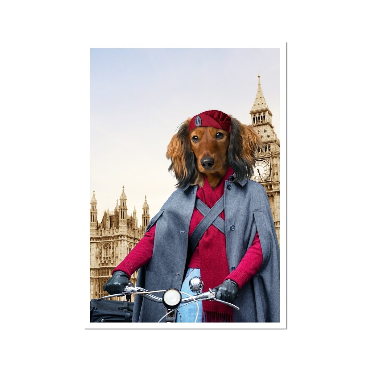 Pet Portraits | The Midwife (Call The Midwife Inspired): Custom Pet Poster | Paw & Glory