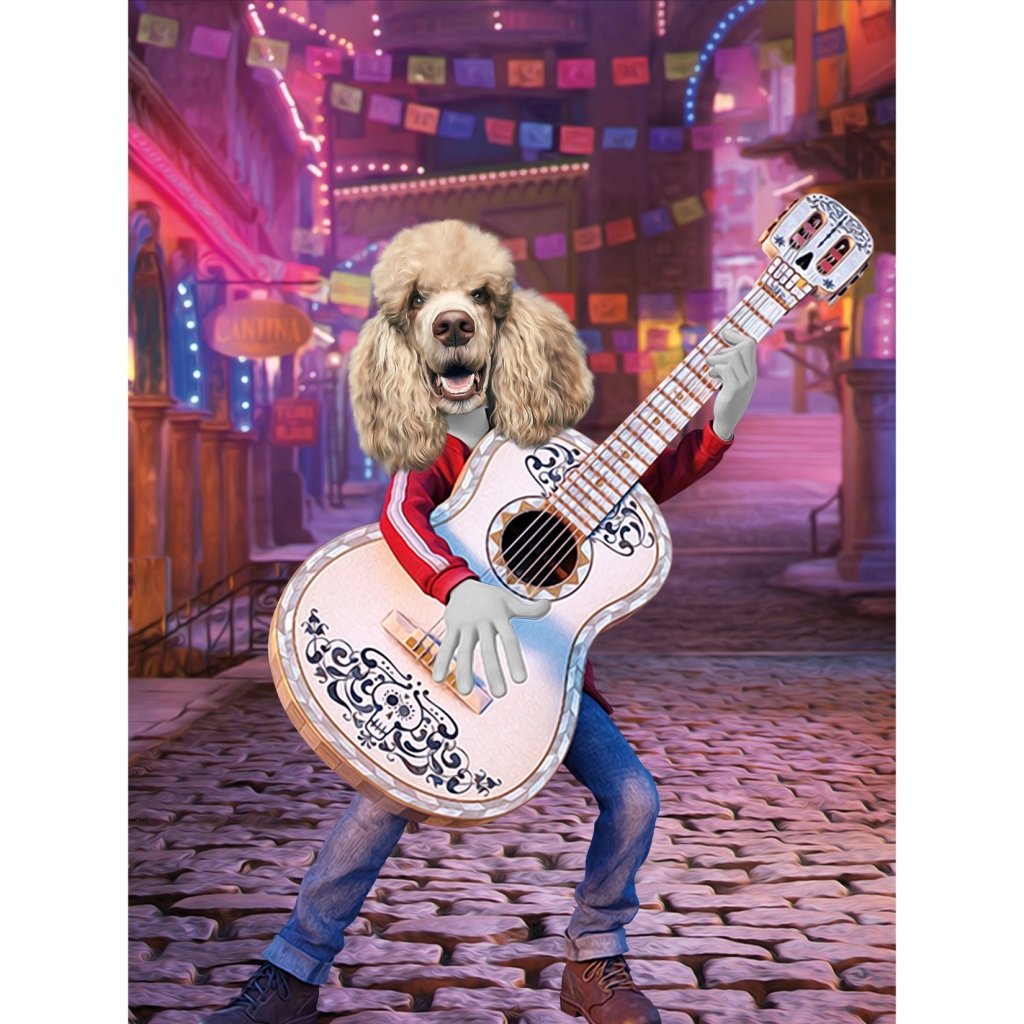 The Miguel (Coco Inspired): Custom Digital Download Pet Portrait - Paw & Glory - Dog Portraits - Pet Portraits