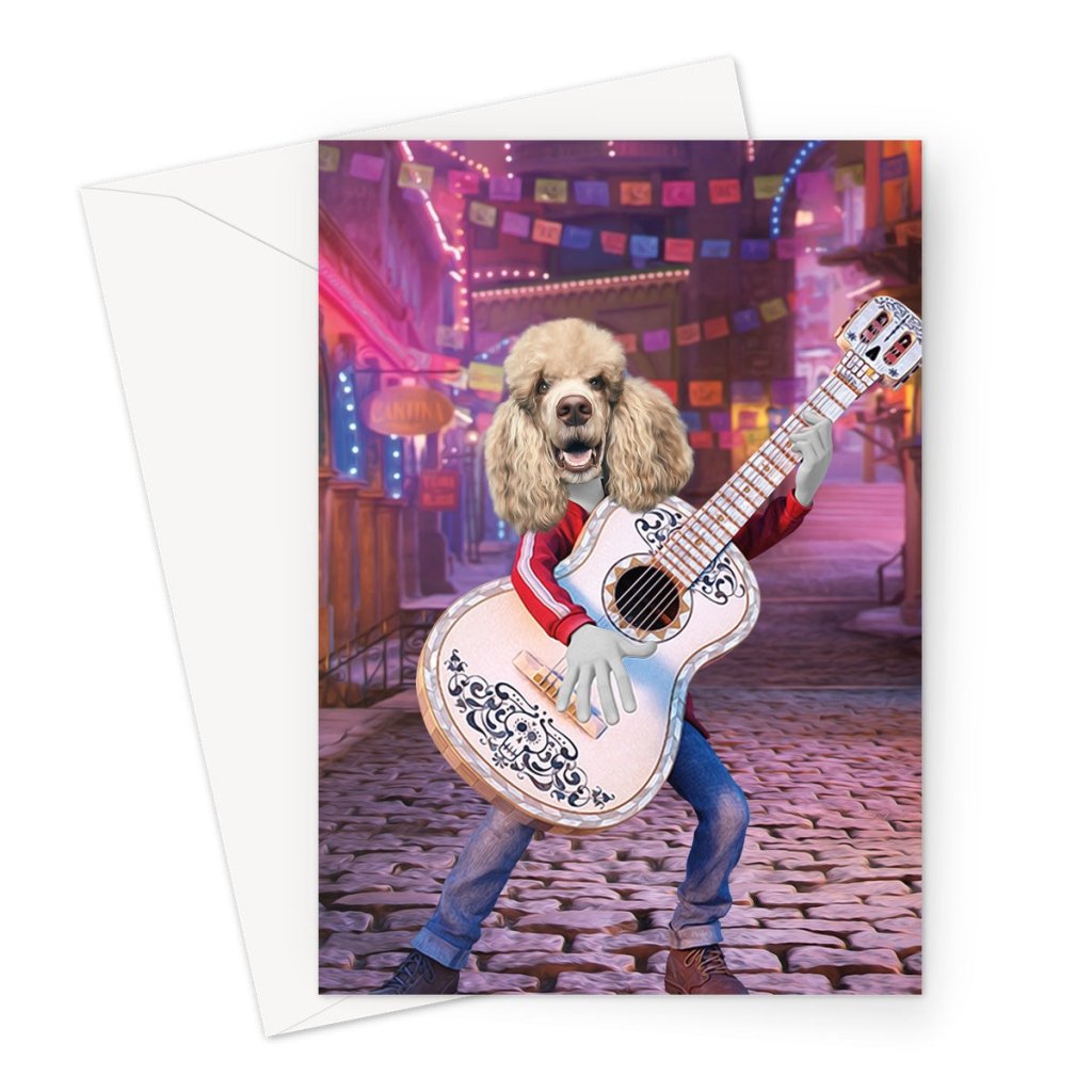 Festival Musician Custom Pet Greeting Card | Personalised Pet Gift | Paw & Glory