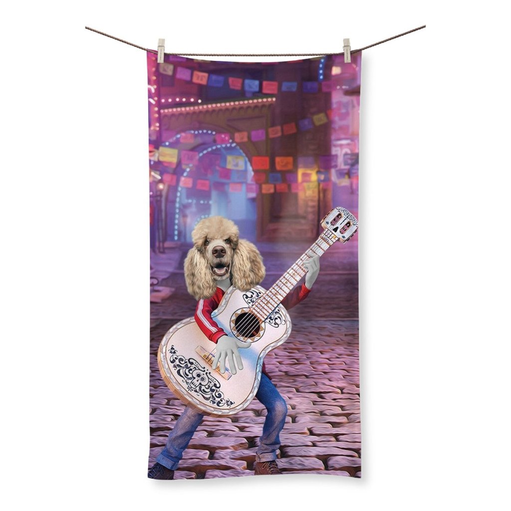 Festival Musician Custom Pet Towel | Custom Pet Portrait | Paw & Glory