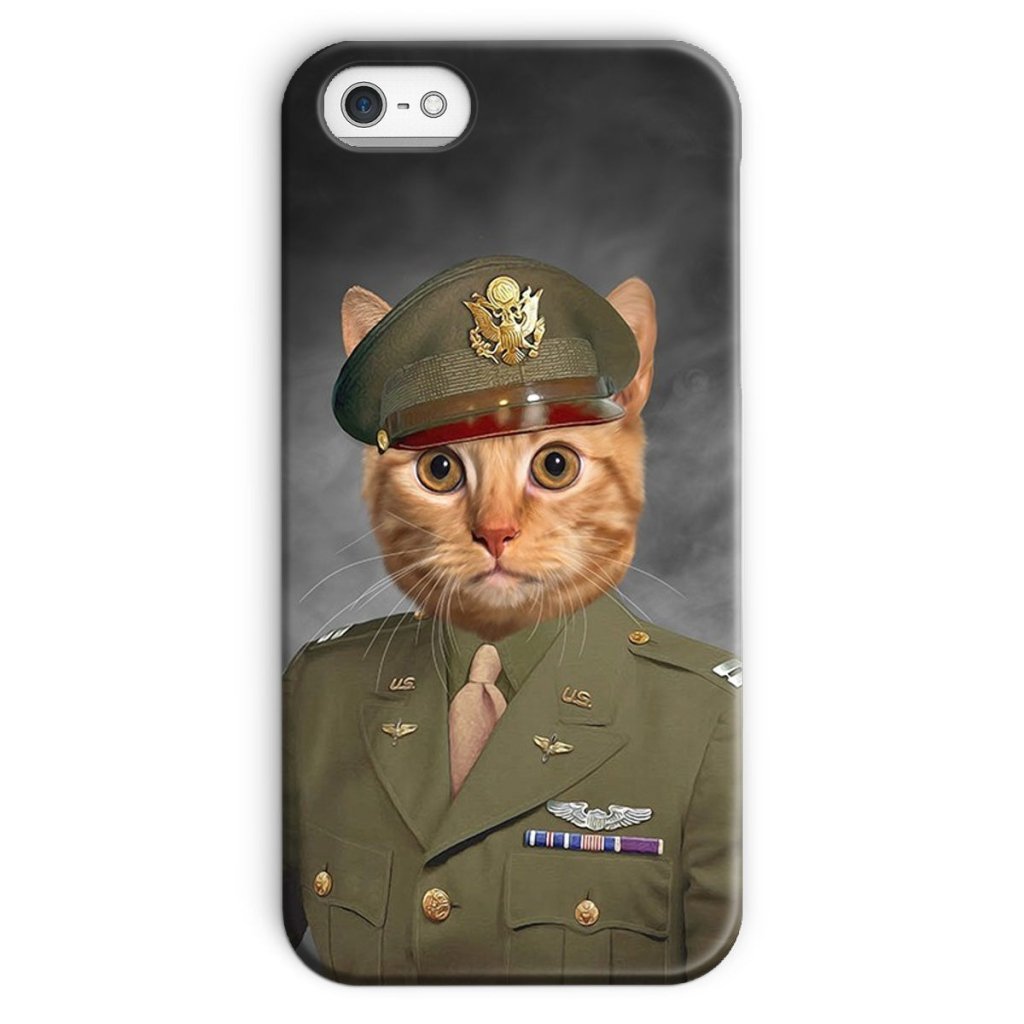 Pet Portraits | The Military Officer: Custom Pet Phone Case | Paw & Glory
