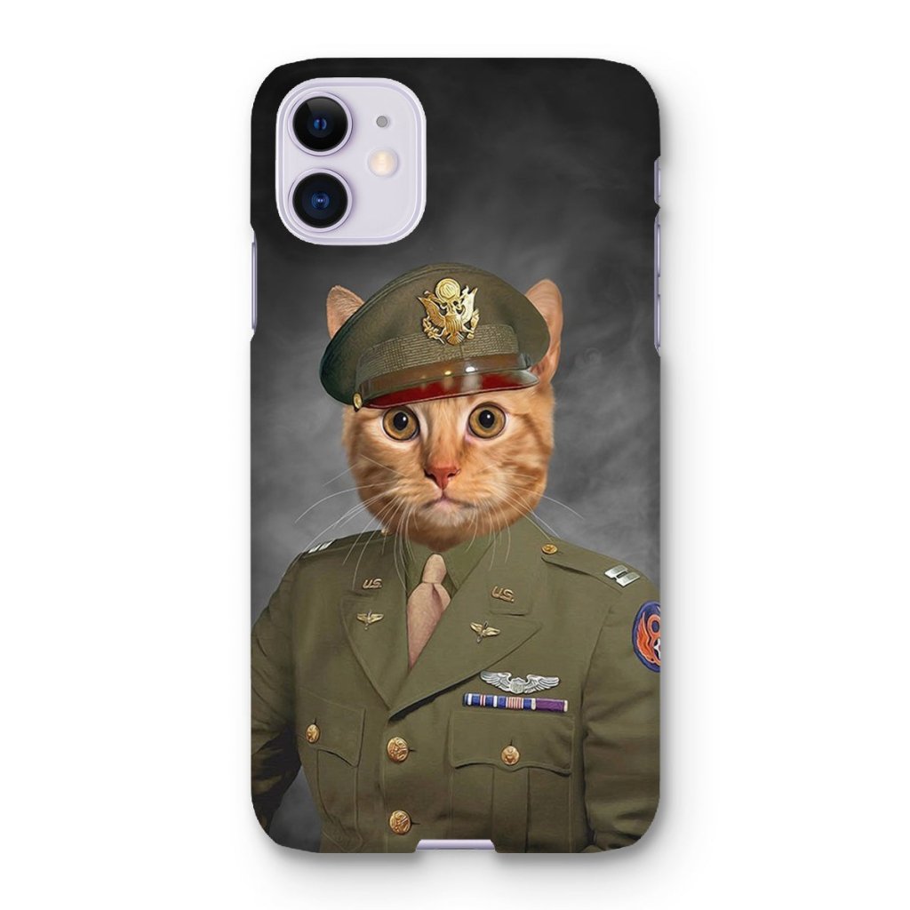 Pet Portraits | The Military Officer: Custom Pet Phone Case | Paw & Glory