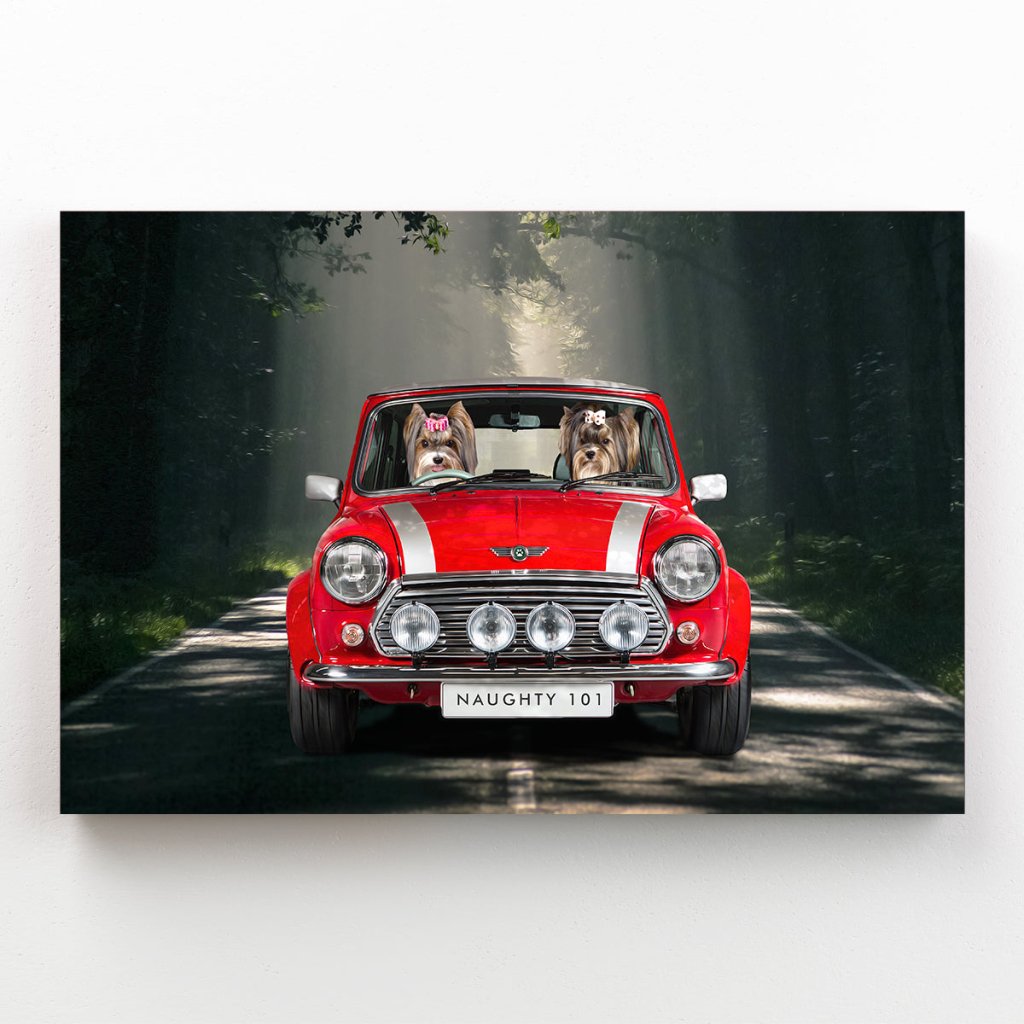 Pet Portraits | The Mini Touring: Custom Pet Canvas | Paw & Glory