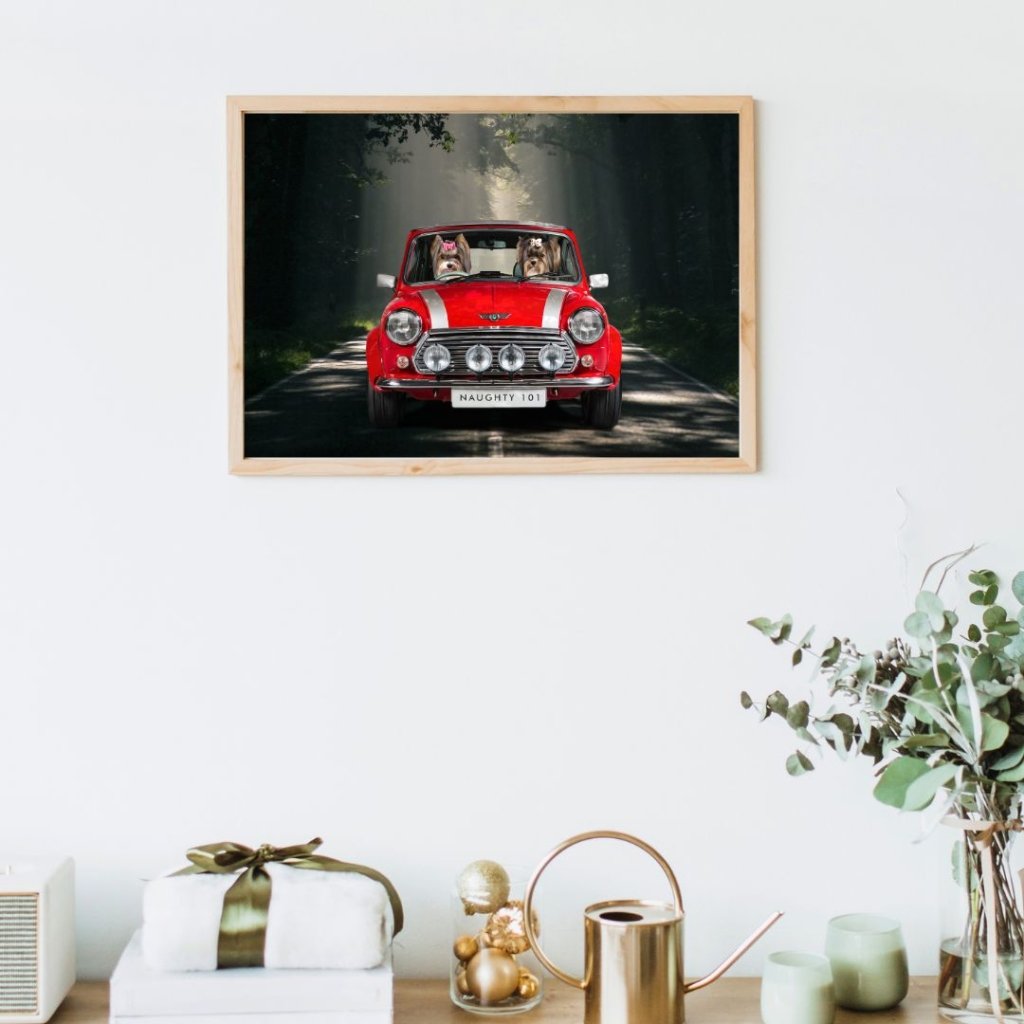 Pet Portraits | The Mini Touring: Custom Pet Poster | Paw & Glory