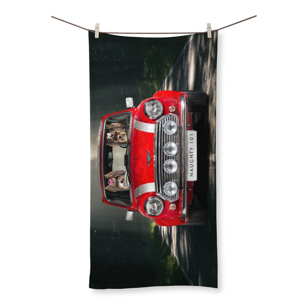 Pet Portraits | The Mini Touring: Custom Pet Towel | Paw & Glory