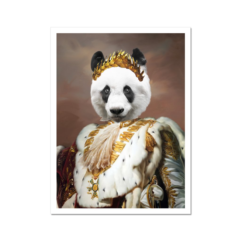 Pet Portraits | The Monarch: Animal Art Poster | Paw & Glory