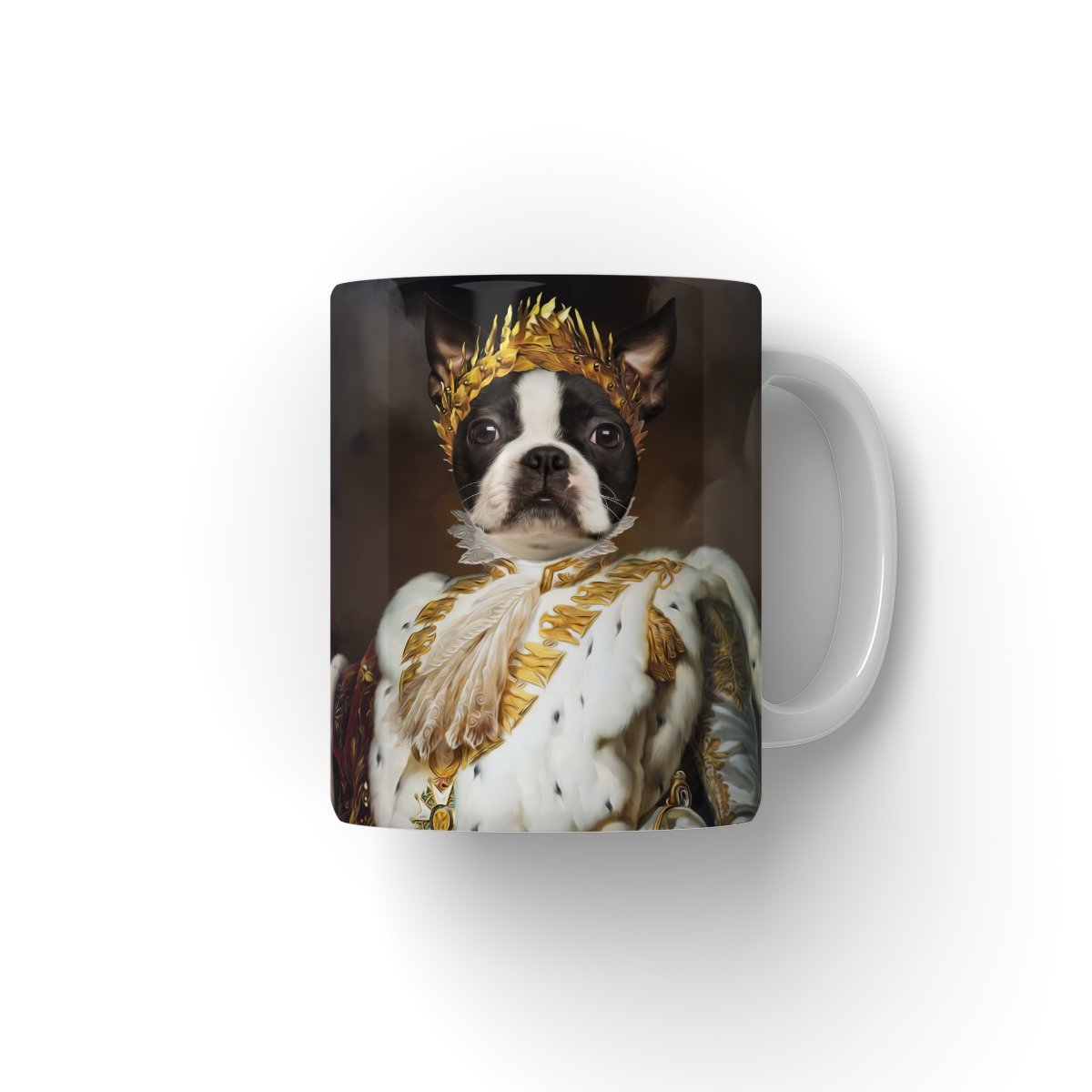 Pet Portraits | The Monarch: Custom Pet Coffee Mug | Paw & Glory