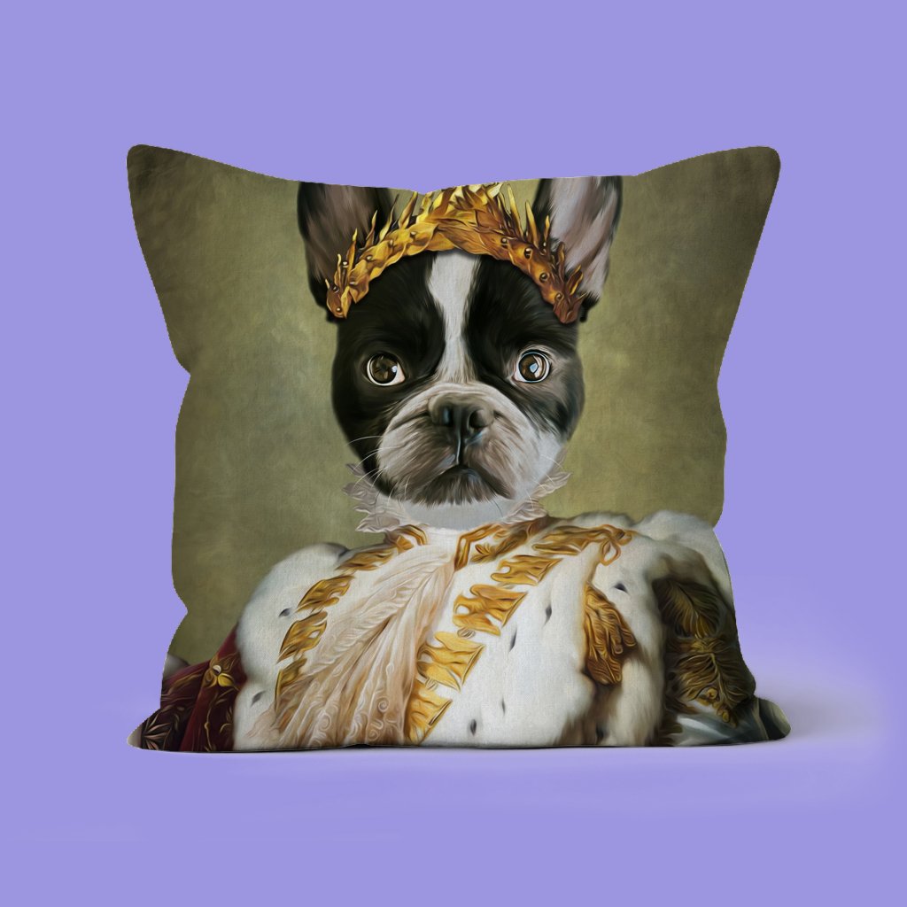 Pet Portraits | The Monarch: Custom Pet Pillow | Paw & Glory