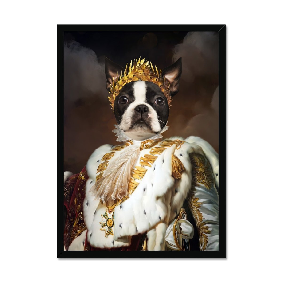 Pet Portraits | The Monarch: Custom Pet Portrait | Paw & Glory