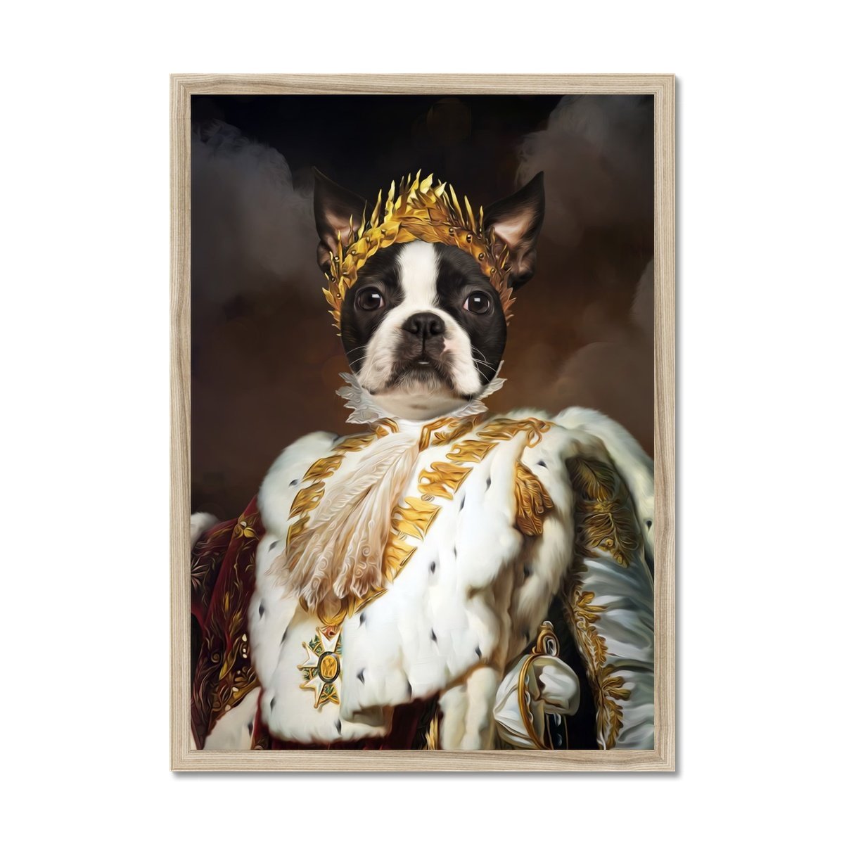 Pet Portraits | The Monarch: Custom Pet Portrait | Paw & Glory