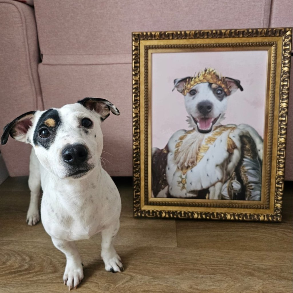 Pet Portraits | The Monarch: Custom Pet Poster | Paw & Glory