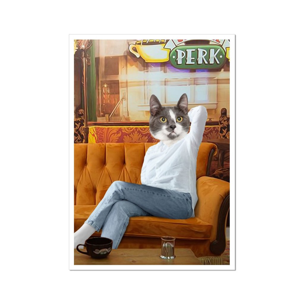 Pet Portraits | The Monica (Friends Inspired): Custom Pet Portrait | Paw & Glory