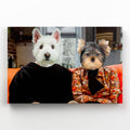 The Monica & Ross (Friends Inspired): Custom Pet Canvas
