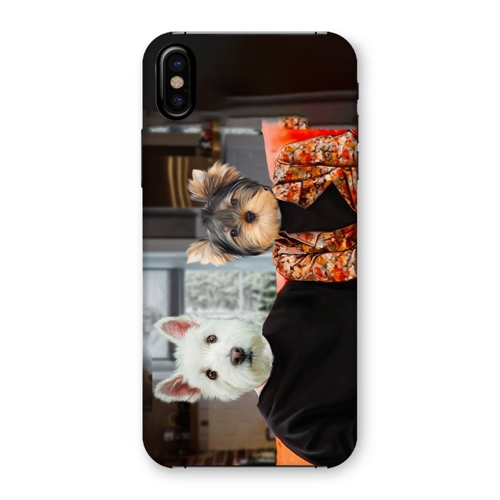 Pet Portraits | The Monica & Ross (Friends Inspired): Custom Pet Phone Case | Paw & Glory