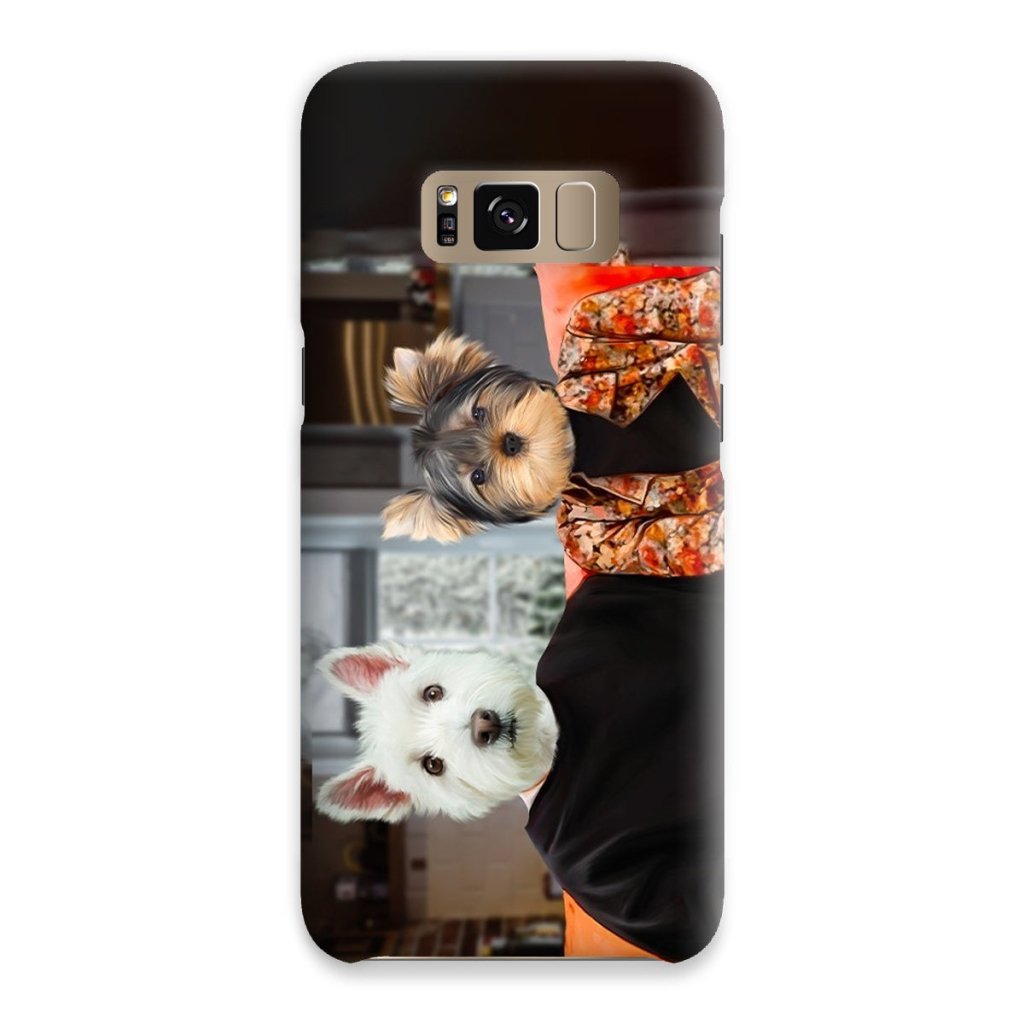 Pet Portraits | The Monica & Ross (Friends Inspired): Custom Pet Phone Case | Paw & Glory