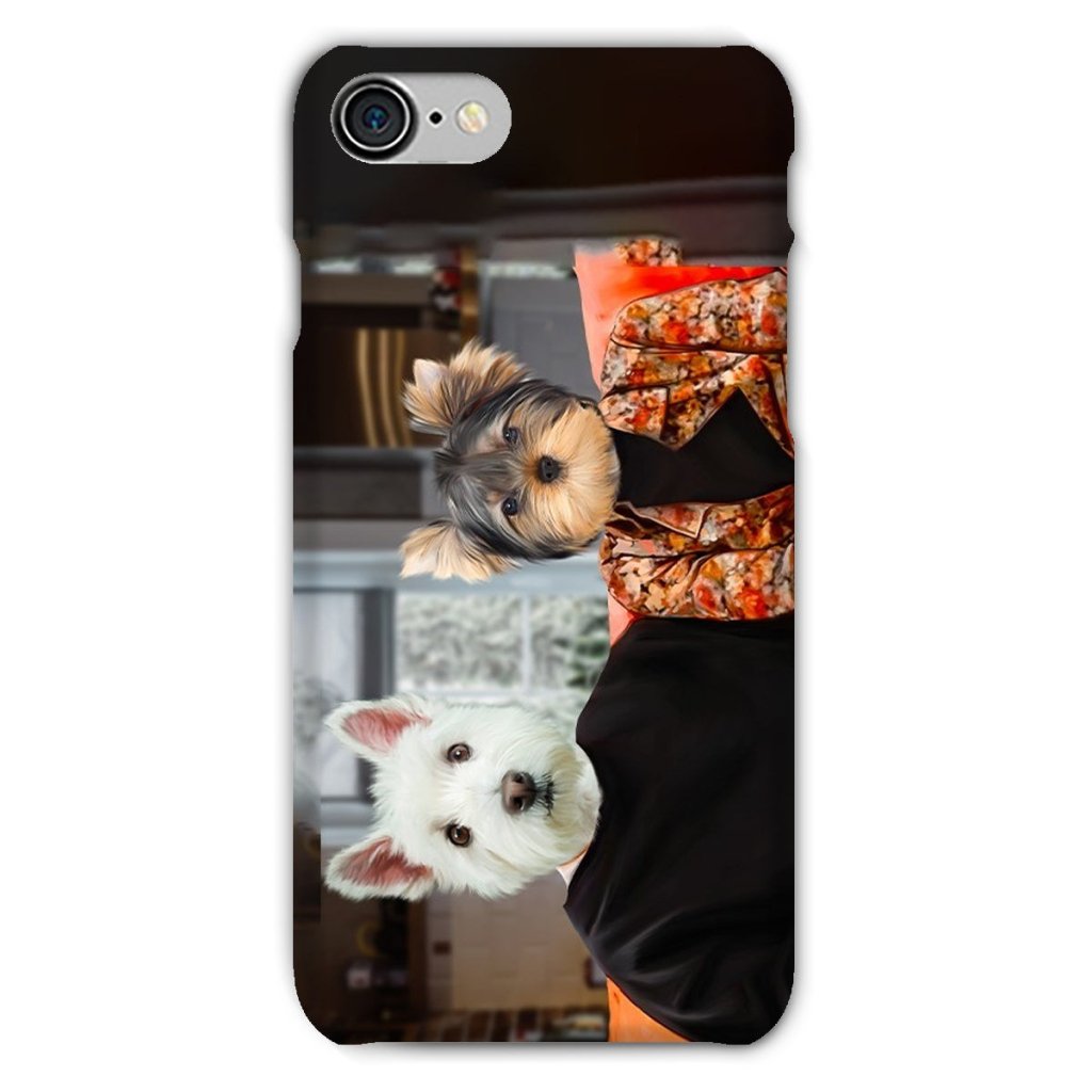 Pet Portraits | The Monica & Ross (Friends Inspired): Custom Pet Phone Case | Paw & Glory