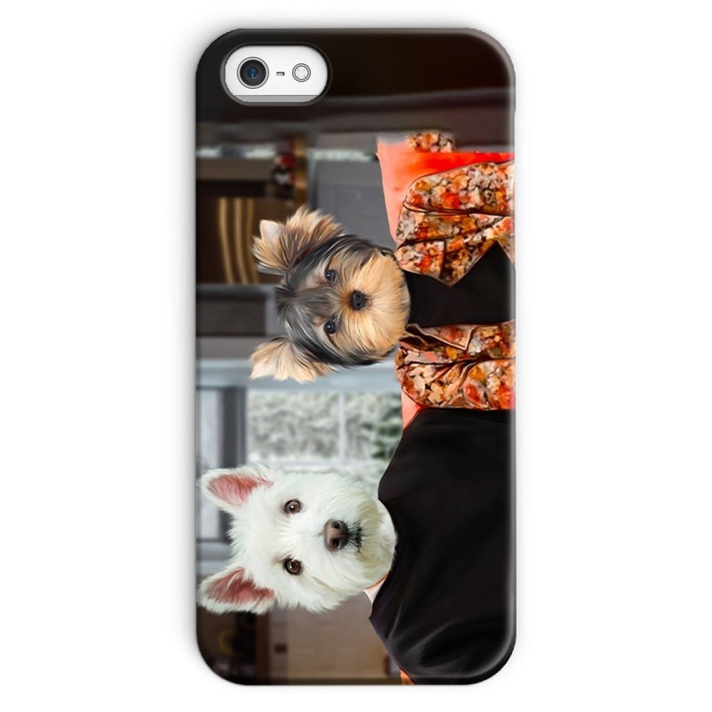 Pet Portraits | The Monica & Ross (Friends Inspired): Custom Pet Phone Case | Paw & Glory