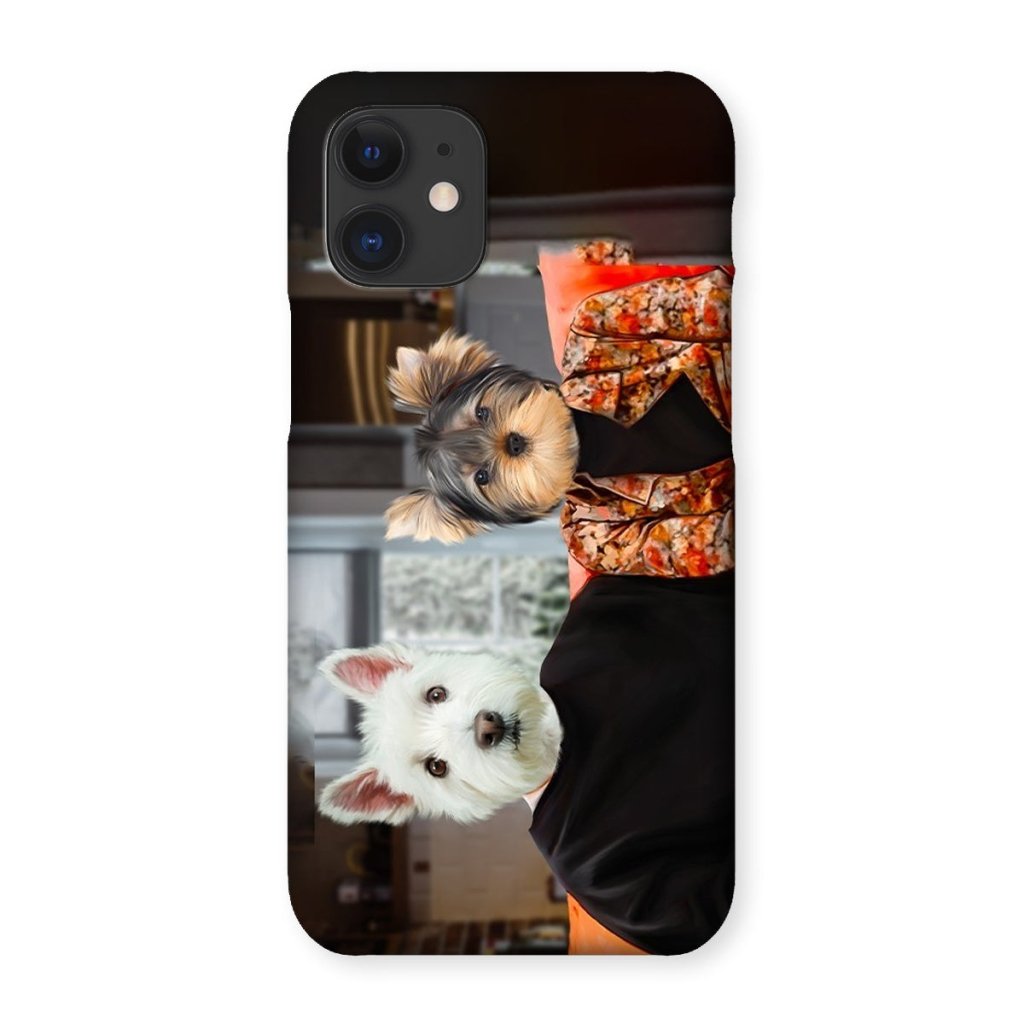 Pet Portraits | The Monica & Ross (Friends Inspired): Custom Pet Phone Case | Paw & Glory