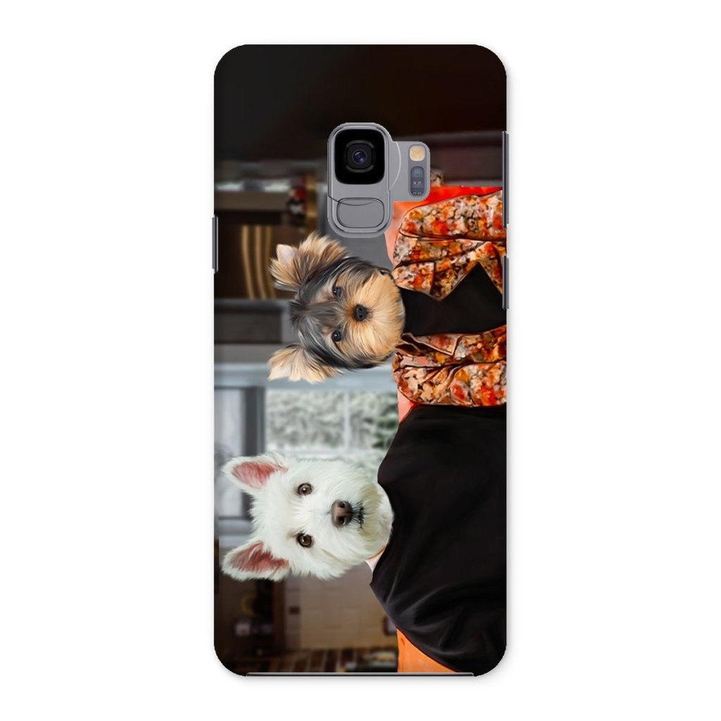 Pet Portraits | The Monica & Ross (Friends Inspired): Custom Pet Phone Case | Paw & Glory
