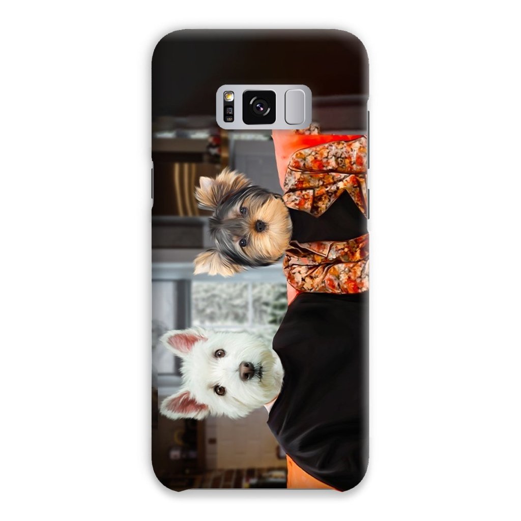 Pet Portraits | The Monica & Ross (Friends Inspired): Custom Pet Phone Case | Paw & Glory