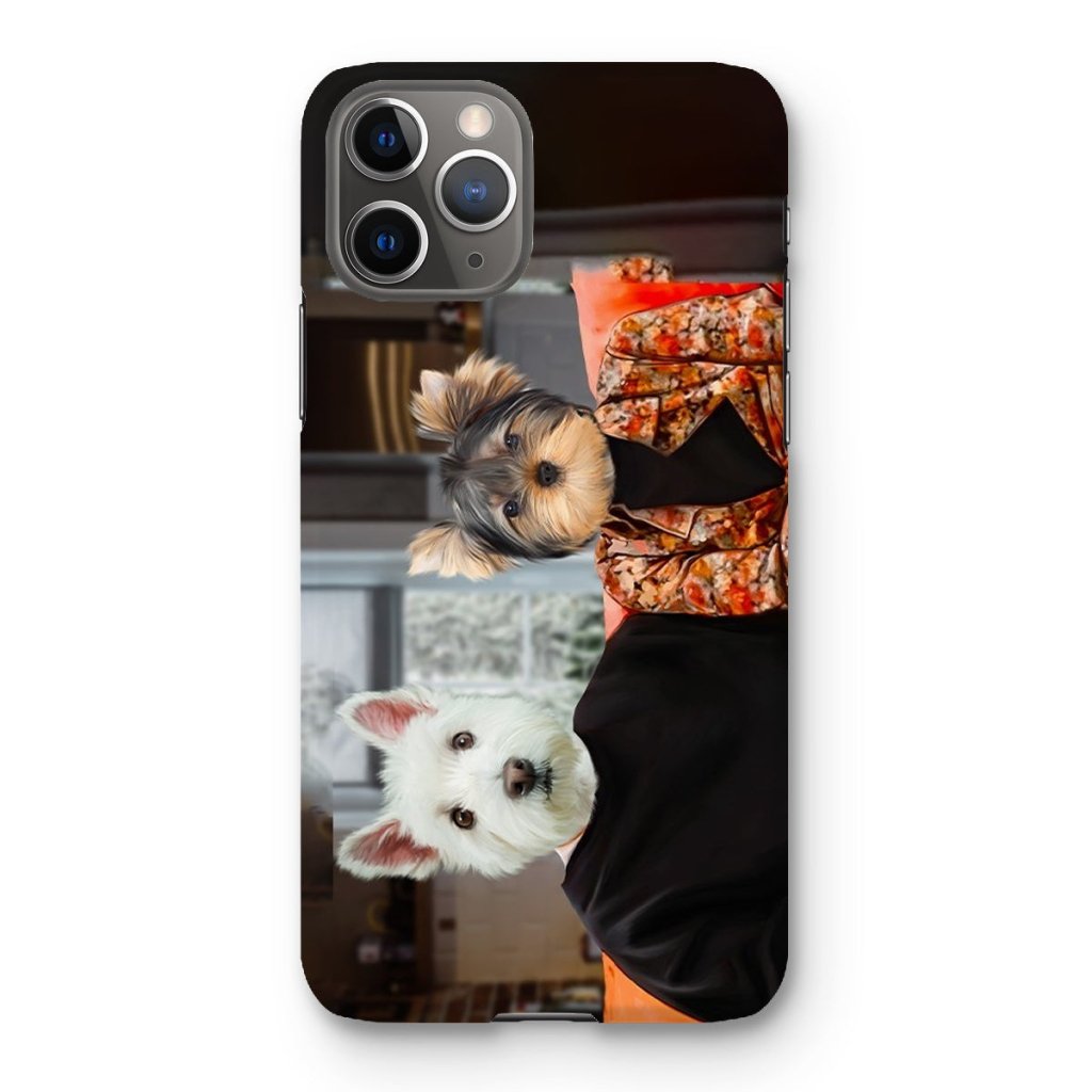 Pet Portraits | The Monica & Ross (Friends Inspired): Custom Pet Phone Case | Paw & Glory