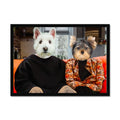 The Monica & Ross (Friends Inspired): Custom Pet Portrait