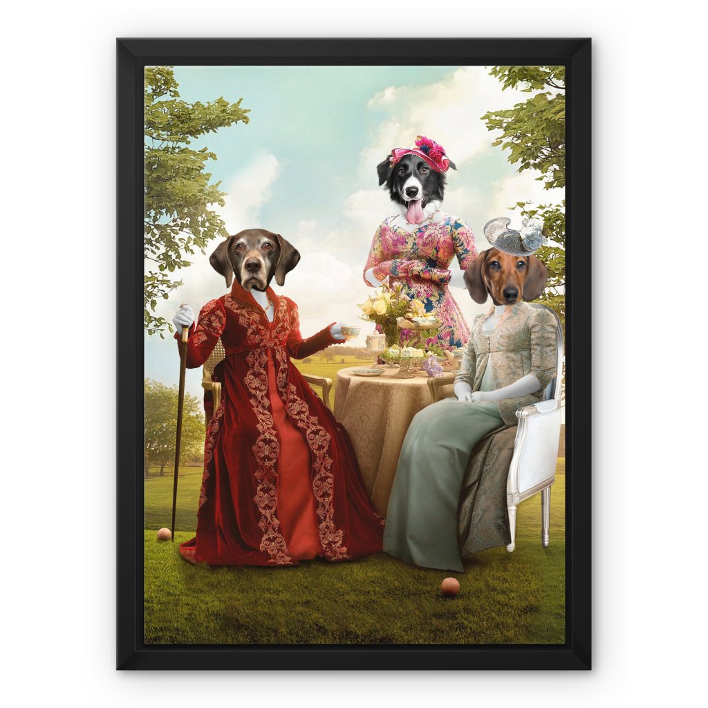 The Mothers (Bridgerton Inspired): Custom Pet Canvas - Paw & Glory - Dog Portraits - Pet Portraits