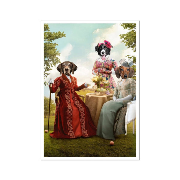 Regency Mothers: Custom Pet Poster | royal pet portrait | Paw & Glory