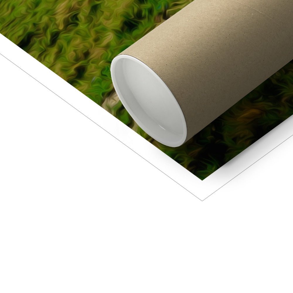 Pet Portraits | The Mountain Biking: Custom Pet Poster | Paw & Glory