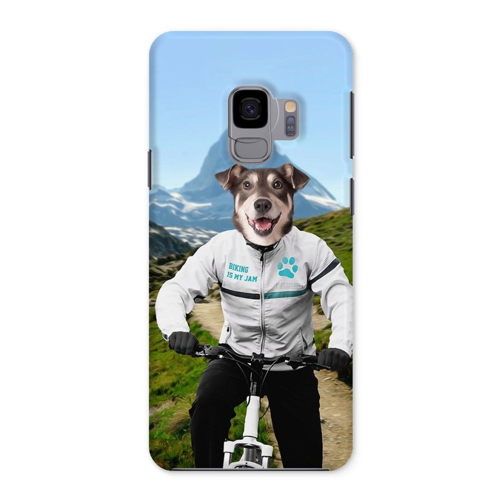 The Mountain Biking: Custom Pet Snap Phone Case - Paw & Glory - Dog Portraits - Pet Portraits