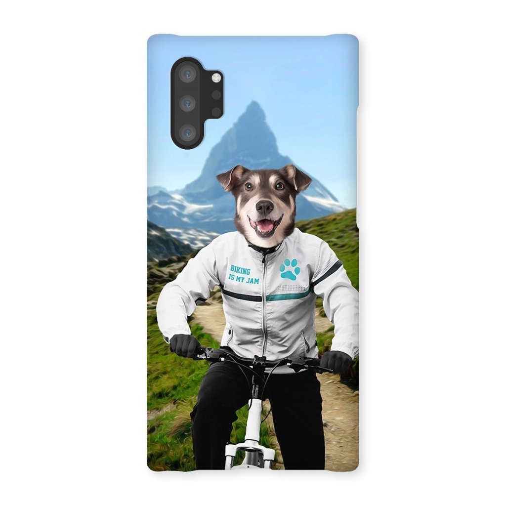 Pet Portraits | The Mountain Biking: Custom Pet Snap Phone Case | Paw & Glory