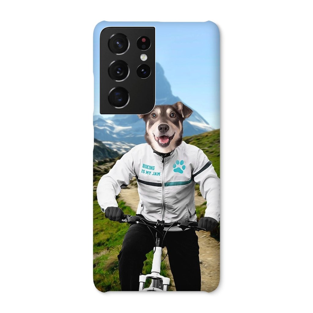 Pet Portraits | The Mountain Biking: Custom Pet Snap Phone Case | Paw & Glory