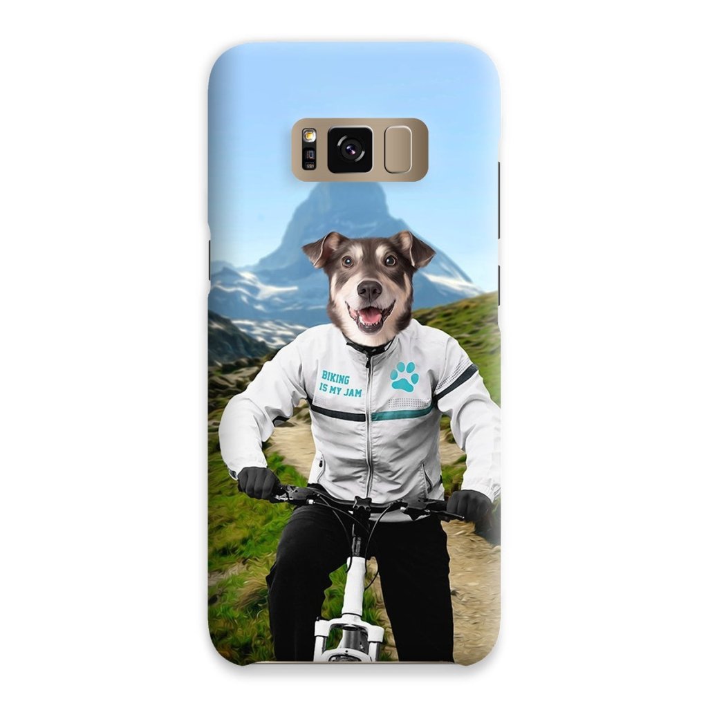 Pet Portraits | The Mountain Biking: Custom Pet Snap Phone Case | Paw & Glory