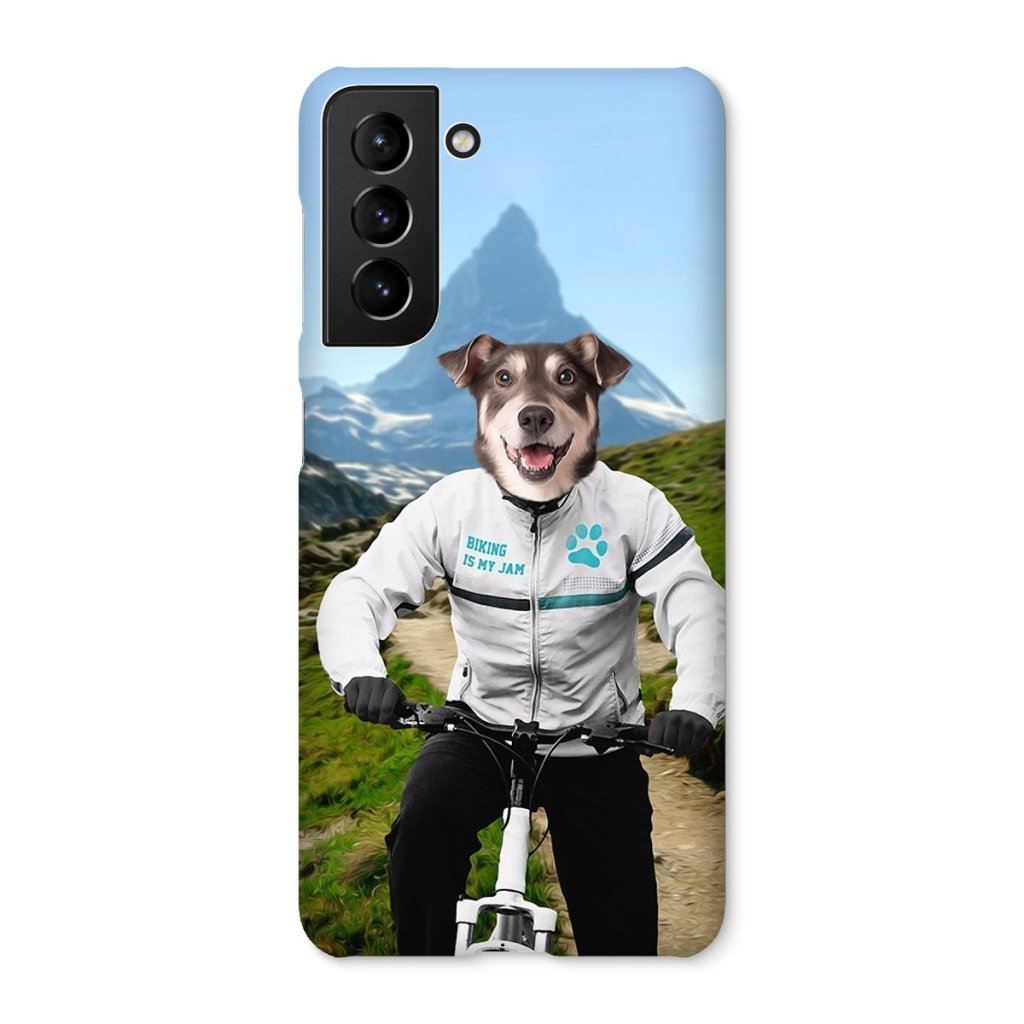 Pet Portraits | The Mountain Biking: Custom Pet Snap Phone Case | Paw & Glory