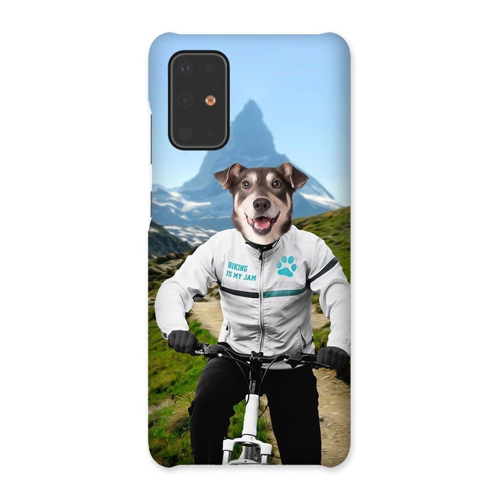 Pet Portraits | The Mountain Biking: Custom Pet Snap Phone Case | Paw & Glory