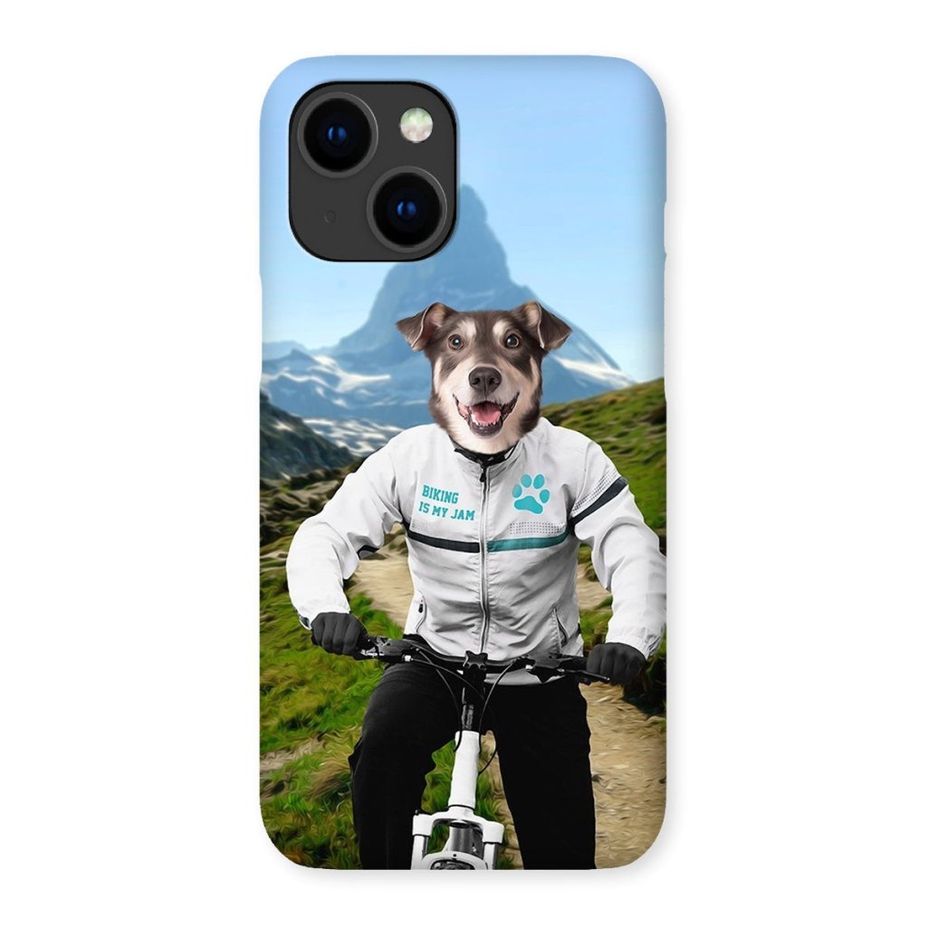 Pet Portraits | The Mountain Biking: Custom Pet Snap Phone Case | Paw & Glory