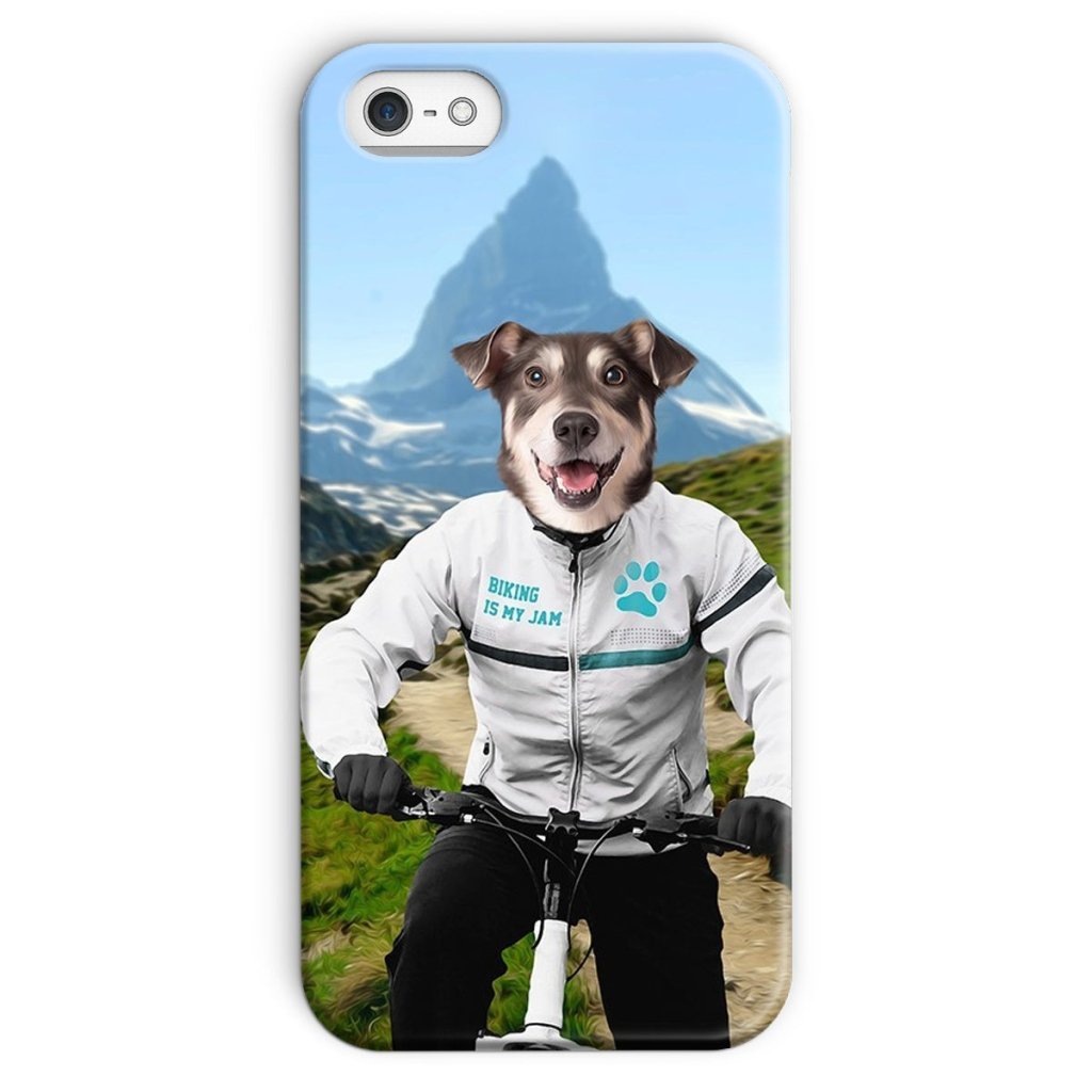 Pet Portraits | The Mountain Biking: Custom Pet Snap Phone Case | Paw & Glory
